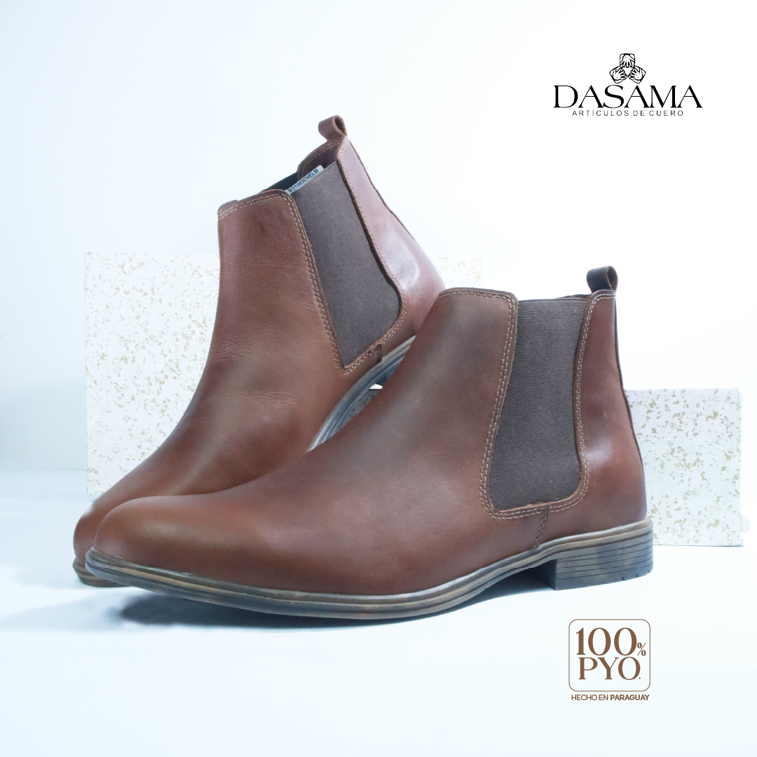BOTA CHELSEA MARRON